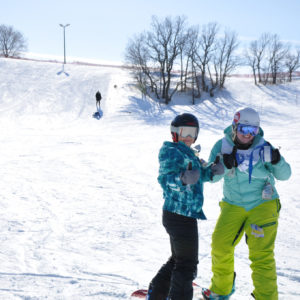 Parent and Teen Snowboard Lesson